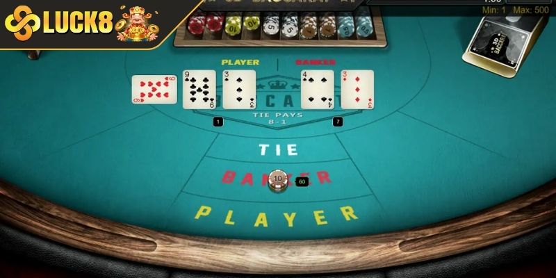 Quy tắc rút lá bài thứ ba trong Baccarat Luck8