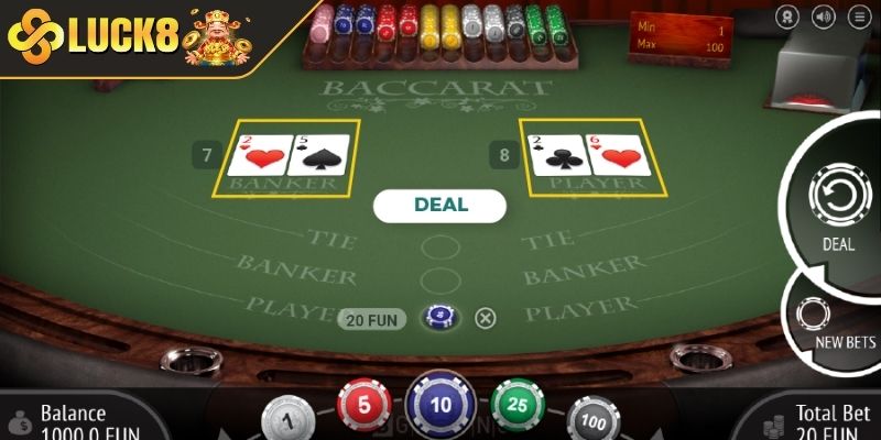 Tìm hiểu tổng quan về Baccarat Luck8