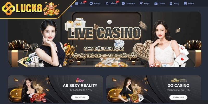 Khái quát Casino Online LUCK8