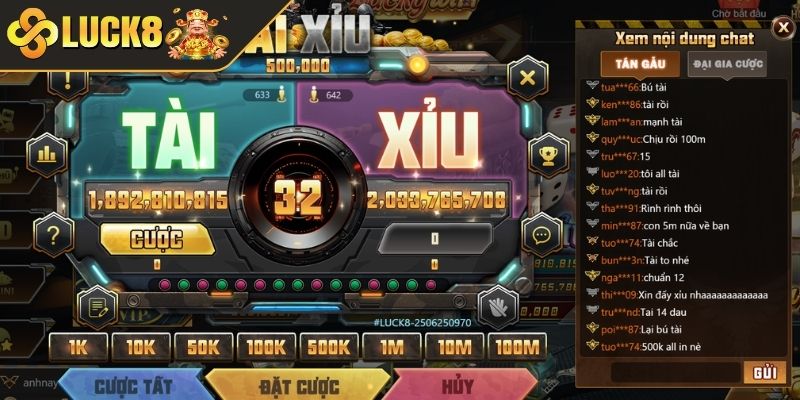 Tổng quan về game Tài xỉu Luck8