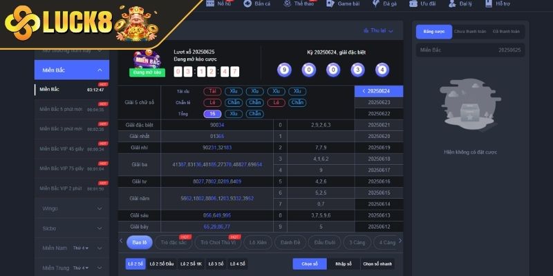 Giới thiệu về xổ số & lô đề LUCK8