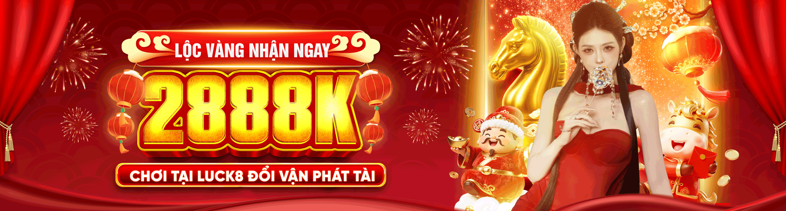 Banner luck8 nhận khuyến mãi